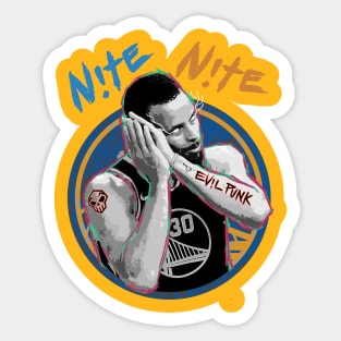 STEPH NITE NITE Sticker